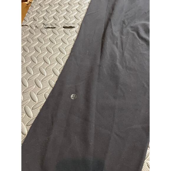 Lululemon‎ On The Fly Crop Pants Black Pockets Active LW6AV6S Women's 12 - Picture 6 of 8